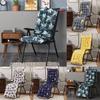 Stylish Leaves Starry High Back Chair Cushion Designed For Enhanced Comfort On Garden Furniture