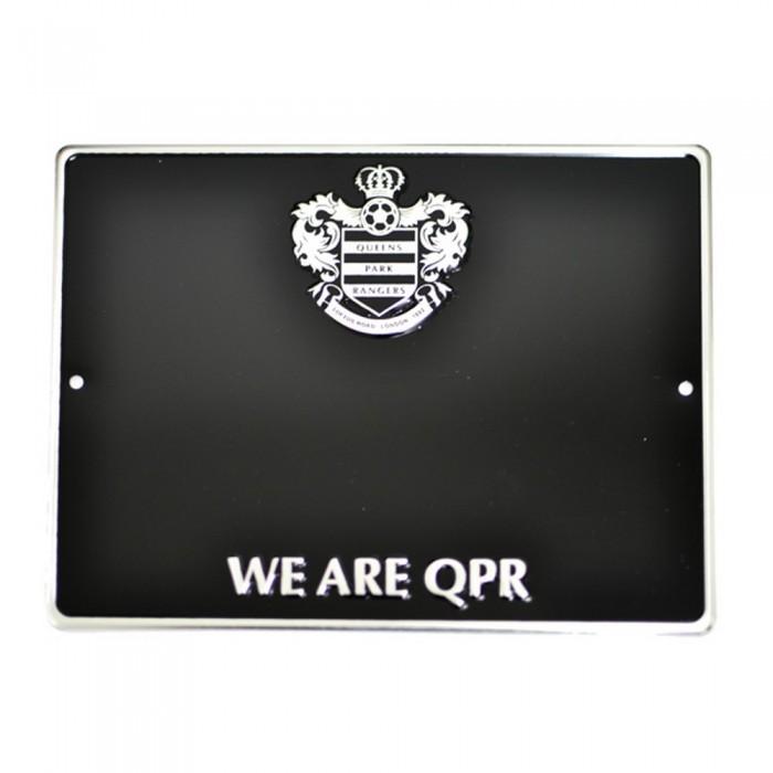 Queens Park Rangers FC Официальная табличка с номером дома с футбольным гербом We Are QPR