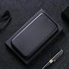 Флип-чехол из кожи с карбоновыми вставками для всех моделей BlackBerry – Нейтральный деловой защитный чехол