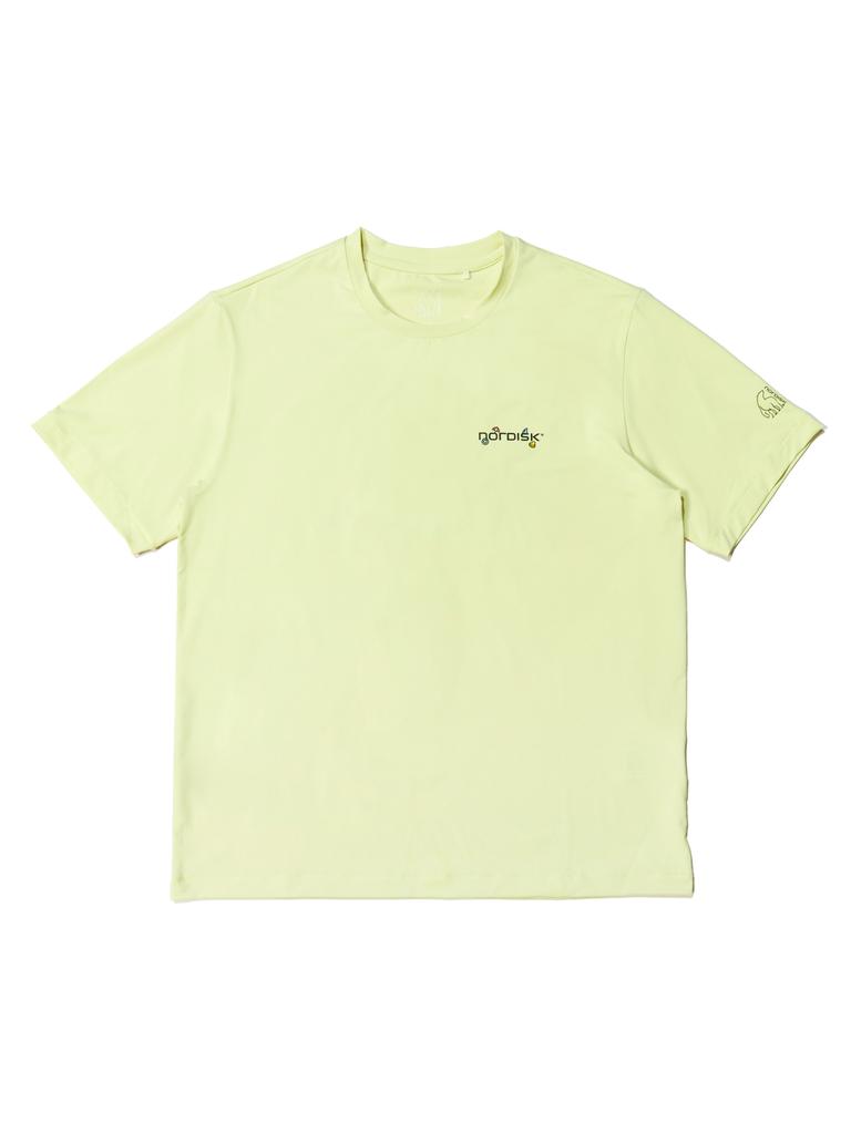 NORDISK Uni Valley Camping Graphic Short Sleeve T-Shirt_Lime