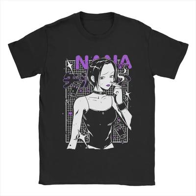 Футболка NANA Osaki Харадзюку Универсальная Мужская Женская С коротким рукавом Хлопок Повседневная Винтажная Уличная Стильная Милая Унисекс Топы