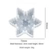 Snowflake Silicone Candle Mold Christmas Tree Aromatherapy Candle Handmade Candle Mould Gift Christmas Decoration Soap Mold