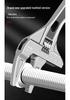 Large Opening Bathroom Wrench for Multifunctional Faucet, Hydronic Heating, and Drain Pipe Installation