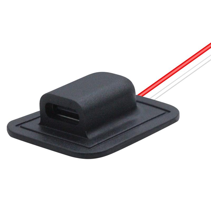 10 см 20 В 3 А Usb Type-C водонепроницаемый USB-разъем прямого сжатия гнездовая база гнездо зарядный интерфейс с 24Awg