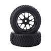 Rubber Rally RC Car Wheel 124019 MN90 Climbing Car Wheel Rim Children 75mm Tires Wheel  Kids Toy