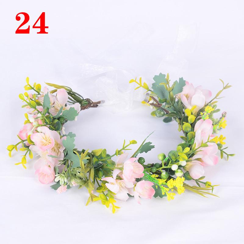 1шт повязка на голову для женщин модная цветочная повязка на голову фотосессии диадемы венок цветок свадьба доступно несколько вариантов