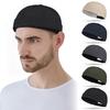 Brimless Skull Cap for Men Quick Dry Breathable Docker Cap Adjustable Harbour Landlord Hat Casual Visor-Less Sailor Hat