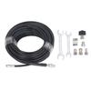 50Ft Sewer Jetter Kit for High Pressure Washer 5800PSI M22 To 14 NPT Quick Fitting Rotating Drain