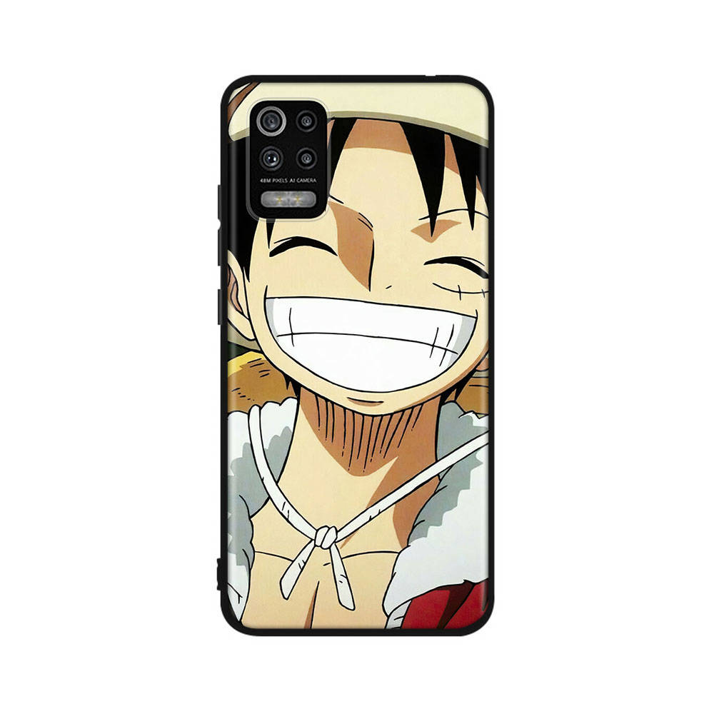 Чехол DT28 One Piece Luffy для OPPO Reno 8 6 5 4 Pro Find X3 A17 A31 A38 A40 A53 A54 A55 A74 A76 A78 A77 A80 A94 A95 A96 Lite черный мягкий чехол