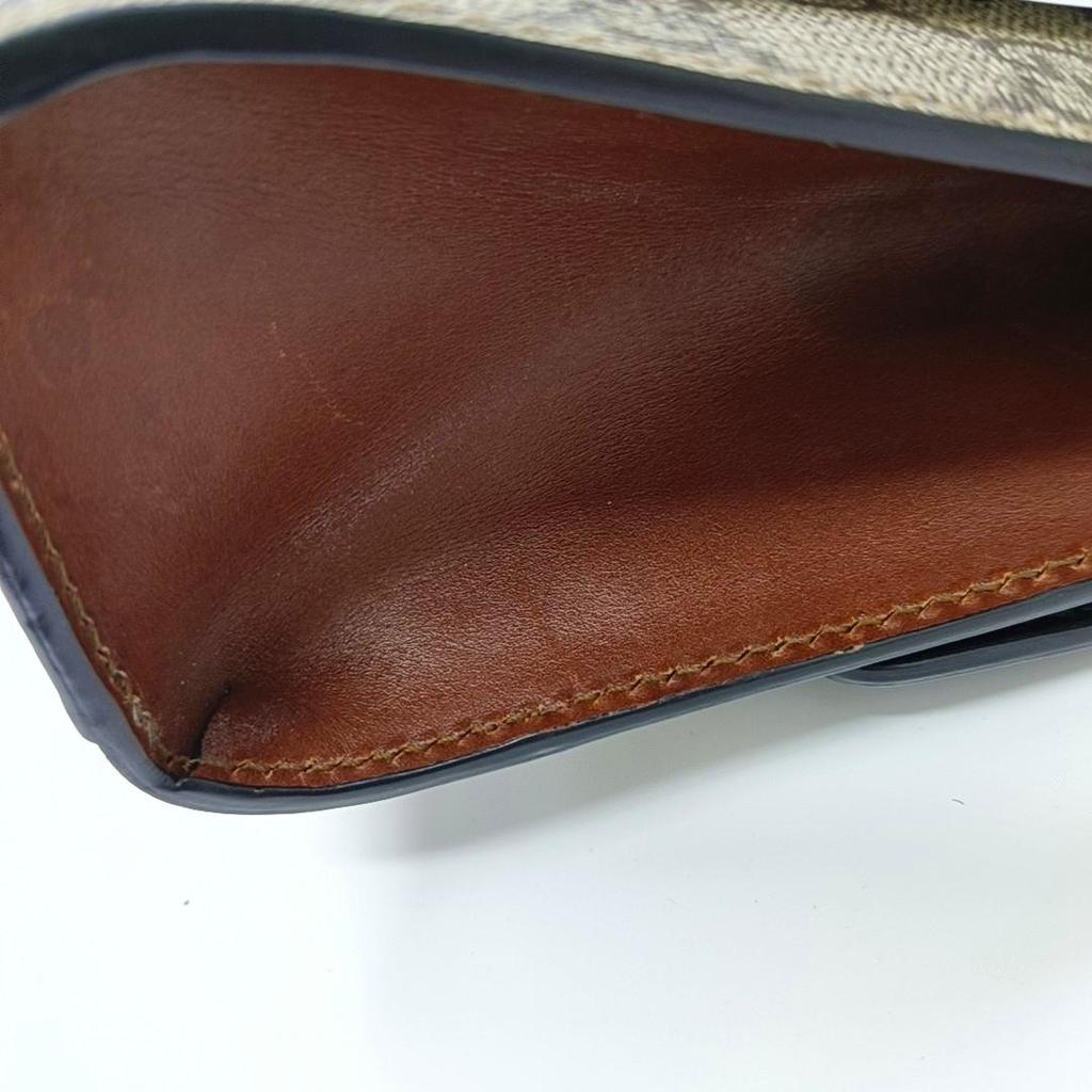 [Pre-Owned] Padlock Moonlight Treasure Box Series Metal Lock Logo Canvas And Leather Crossbody Bag Small - Good #1M3S8Y1