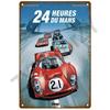 24 Lemans металлическая табличка на дом металлический плакат жестяная табличка настенный плакат винтажный ретро эстетический декор комнаты настенное искусство украшение