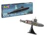German Revell 1/253 SSB Abraham Lincoln (Cutaway Model) Plastic Model Kit 05185 (Submarine)