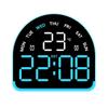 Многофункциональный светодиодный будильник с подсветкой, отображением температуры и несколькими будильниками
