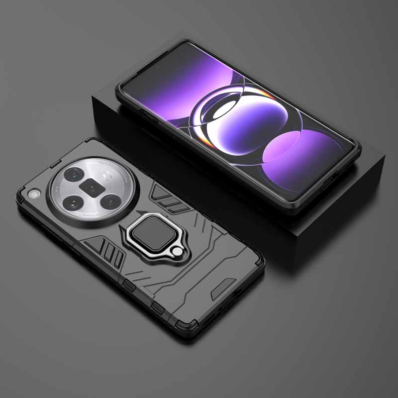 Shockproof Case For OPPO Find X7 Ultra X6 X5 Neo X3 Lite Armor Holder Back Coque for Realme 9 10 11 12 Pro Plus 4G Phone Cover