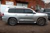 Боковые пороги с LED (дизайн 2015-2020) Белый цвет для Toyota Land Cruiser 200