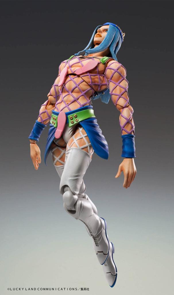 Super Figure Movable Bizarre Adventure Part 6 Stone 155mm PVC ABS Nylon Painted Movable Figure "JoJo's Ocean" "Narciso A" Approx. & &
