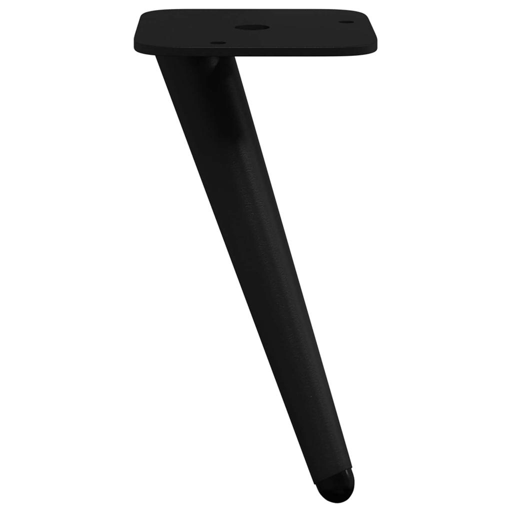 Stand Feet 12 pcs Black 56 x 56 x 100 mm Iron