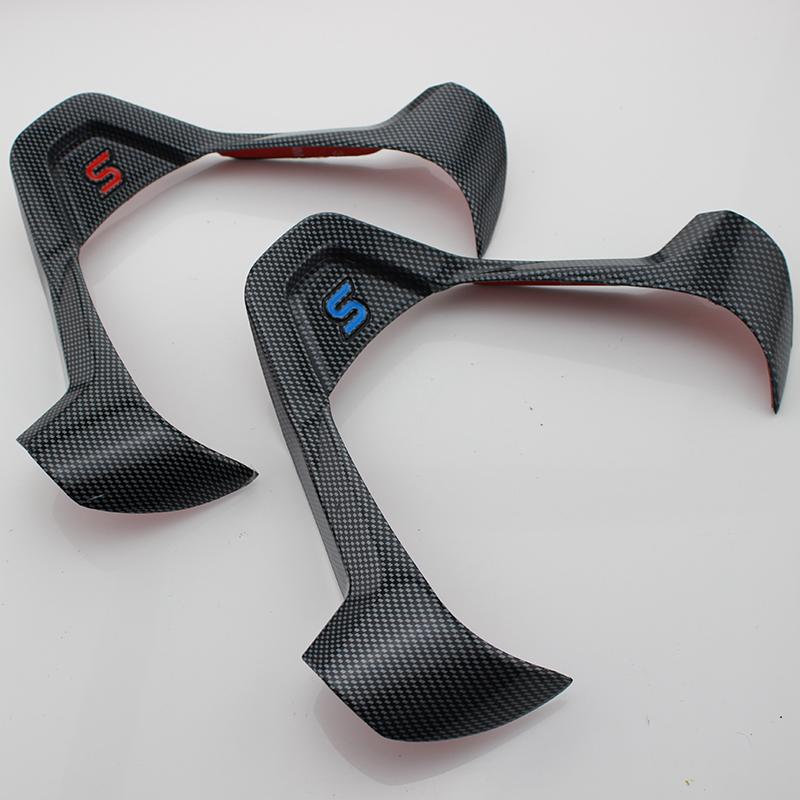 Наклейки с блестками на руль из АБС-пластика для Ford Ecosport 2013-2016 New Fiesta 2012 2013 2014 2015 2016 2017 Авто