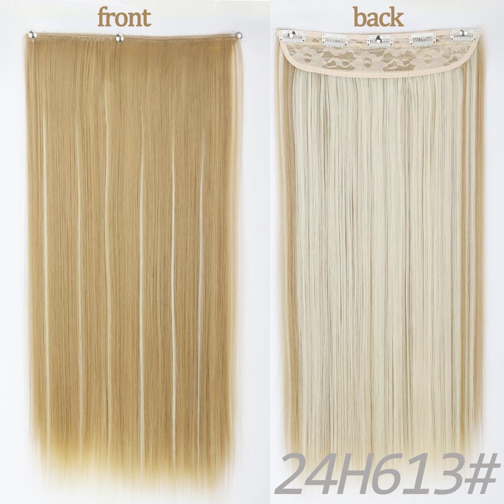 MERISIHAIR Длинные волнистые синтетические волокна 22 дюйма 5 зажимов для наращивания волос Волнистые прямые волосы Черный Коричневый Блондинка Повседневная одежда