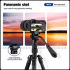 Fotopro Video Tripod Head with Quick Release Plate and Adjustable Maximum Load Capacity of for Compact Camcorders and Digital SLR Black MH-2A Pan-Tilt