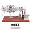 16 цилиндров двигатель Стирлинга с горячим воздухом образовательная модель двигателя Стирлинга для обучения орнаменту