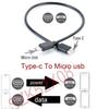 USB 3.1 Type-C на Micro-B Micro USB Зарядка Передача данных otg Адаптер Зарядное устройство Кабель шнур Micro-B Micro USB на type-c USB-C