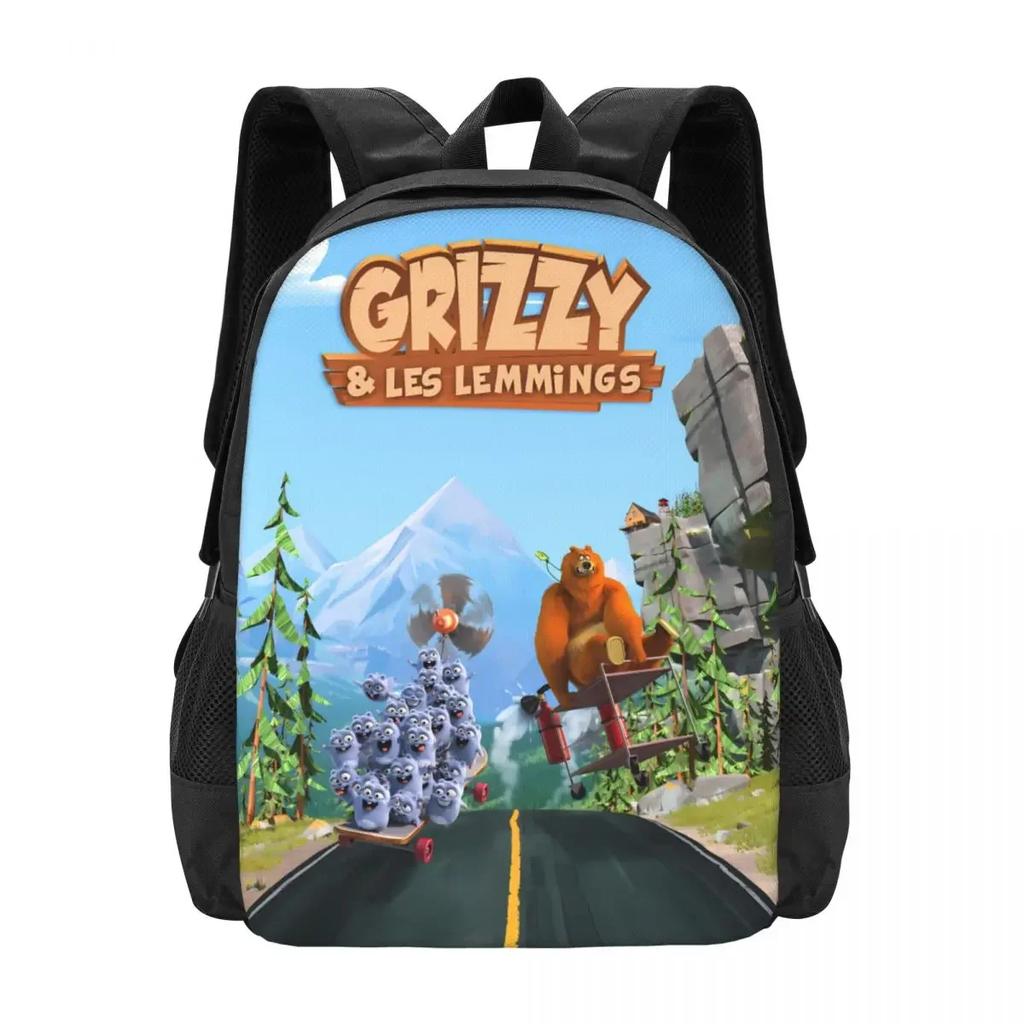 Рюкзак для ноутбука Grizzy N Lemmings, деловой, для колледжа, школы, сумка для компьютера, подарок для мужчин и женщин