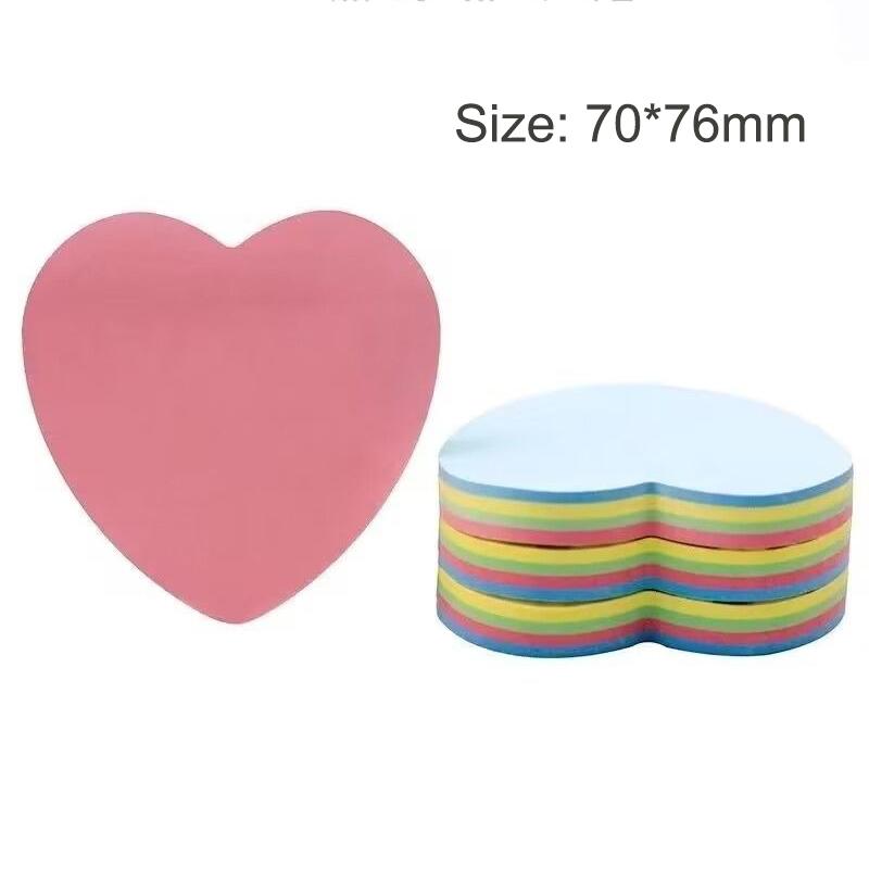 500/1000 Sheets Sticky Notes 3 Inch,Cute Shape Sticky Notes for Organizing,Reminders,To Do Lists,School Supplies,Office Products Self-Sticky Note Pads