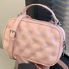 Летняя сумка высокого класса, легкая роскошь, нишевая, женская, 2025, новая мода, зарубежный стиль, маленькая квадратная сумка для ношения в руке, плечевая сумка-мессенджер