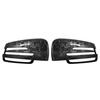 2pcs Replacement Carbon Fiber Pattern Rearview Side Mirror Cover Caps For Mercedes Benz W176 W246 W204 W212 W221 C117 X204 X156