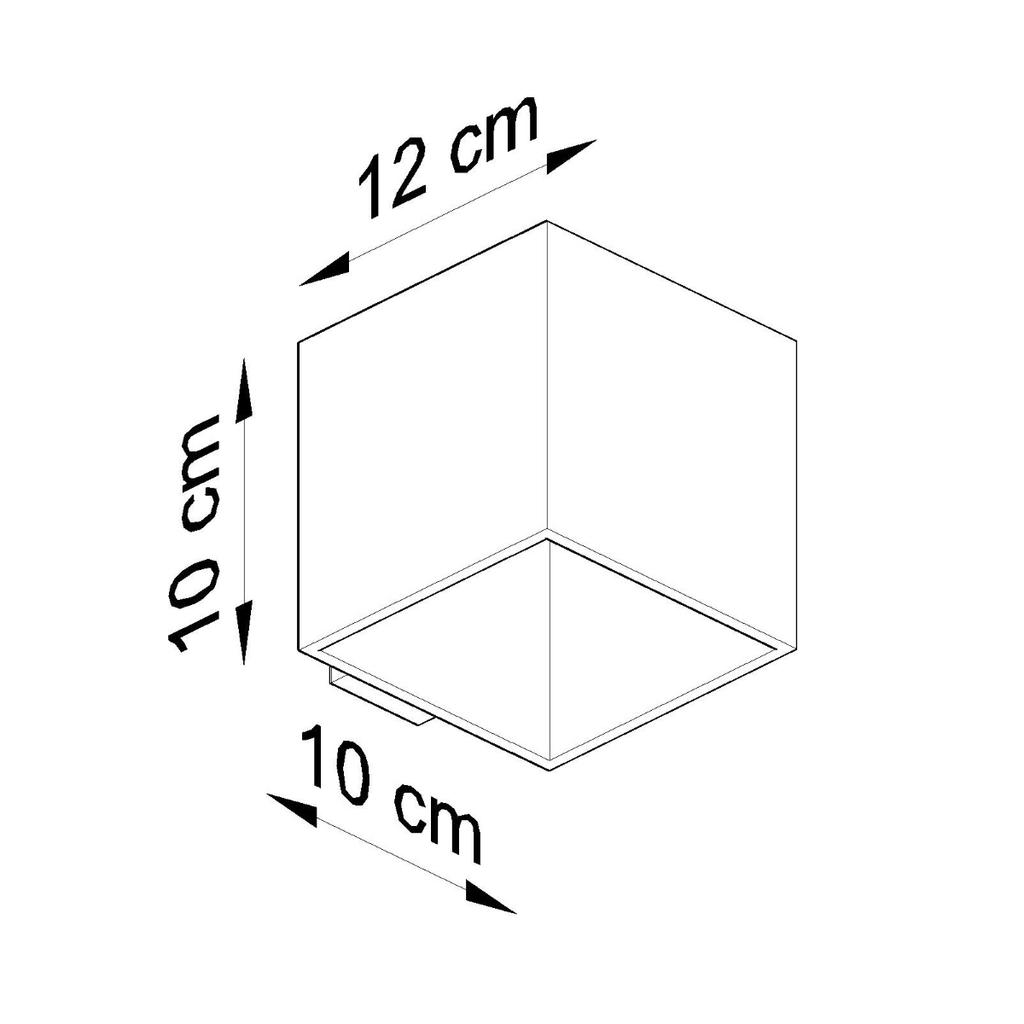 Kinkiet Quad 1 G9 Biały Alu Sollux Sl.0059