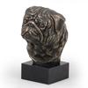 Mops, Pug, Carlin - Statuetka Psa, Popiersie Na Kamiennej Podstawie, Rzeźba, Trofeum Na Wystawę Psów Marki Art-Dog