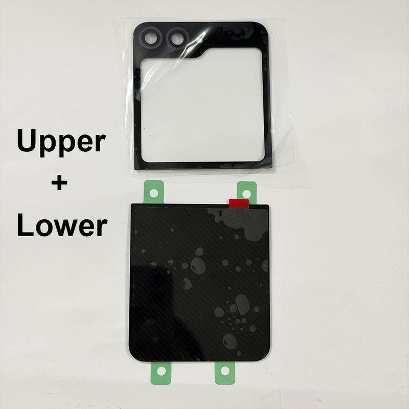 Новое Заднее Стекло Для Samsung Galaxy Z Flip6 5G SM-F741B/DS Крышка Аккумулятора Задняя Панель Корпуса Ремонтные Запчасти и Рамка Камеры с Линзой