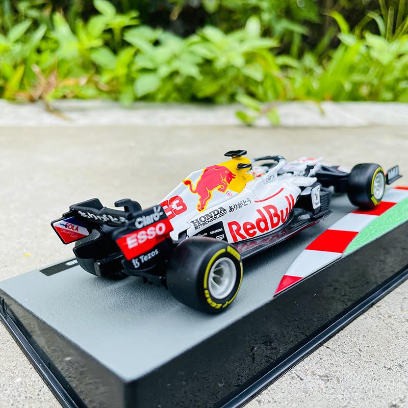 Ббураго 1:43 2021 F1 Red Bull Racing RB16B №33 Ферстаппен Турция Специальная раскраска Гоночная литая модель Сплав Автомобиль Игрушка