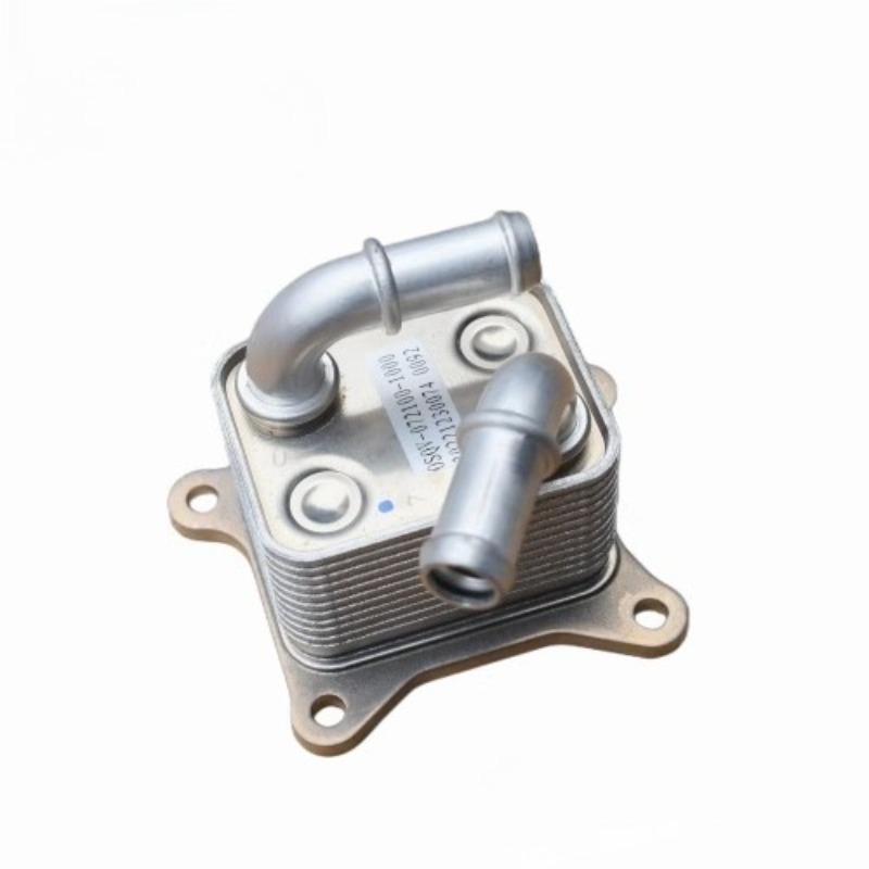 Подходит для мотоцикла CFMOTO 450SR 450 SR Сборка масляного радиатора CF400-6 Оригинальный радиатор охлаждения двигателя Входной и выходной патрубки