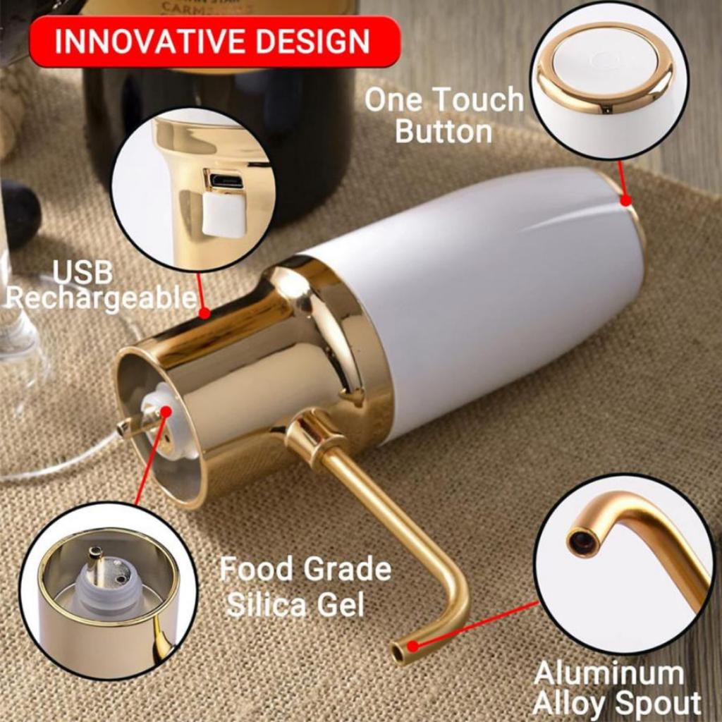 Умный автоматический графин для вина и электрический диспенсер для вина, быстрый аэратор для вина, автоматический инструмент для окислителя вина