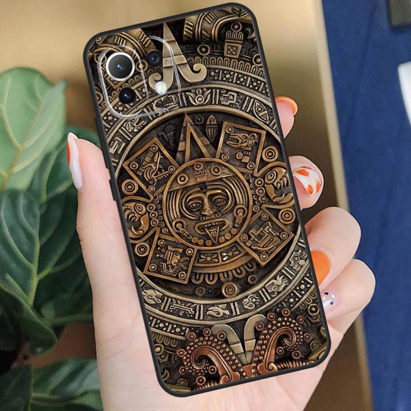Чехол с календарем Майя для Xiaomi 15T 14T 13T Pro 14 15 Ultra 17 Pro Max POCO X7 F8 Pro X5 X6 F5 F6 F7 Чехол