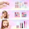 Aifieego Kids Makeup Princess Makeup Popular Cosmetics Pretend Play Kids Makeup Nail Perfect Birthday Gift for Elementary School Ages and 13 48-Piece