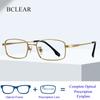 BCLEAR Маленькие титановые квадратные очки супер легкие удобные оптические очки для коррекции близорукости для мужчин и женщин полная оправа