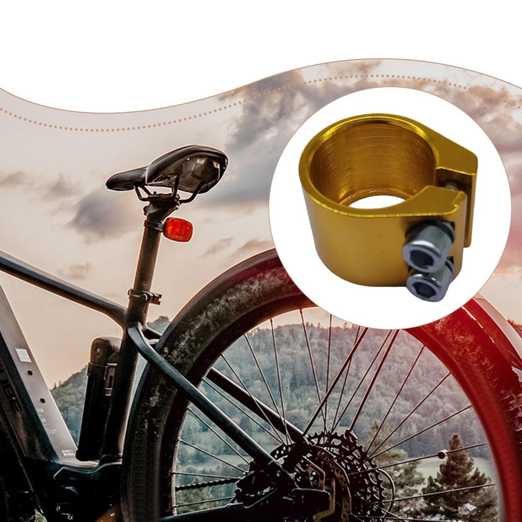 Подседельный хомут 28,6 мм Надежный сменный аксессуар Легкий зажим-фиксатор Подседельный штырь для шоссейного велосипеда