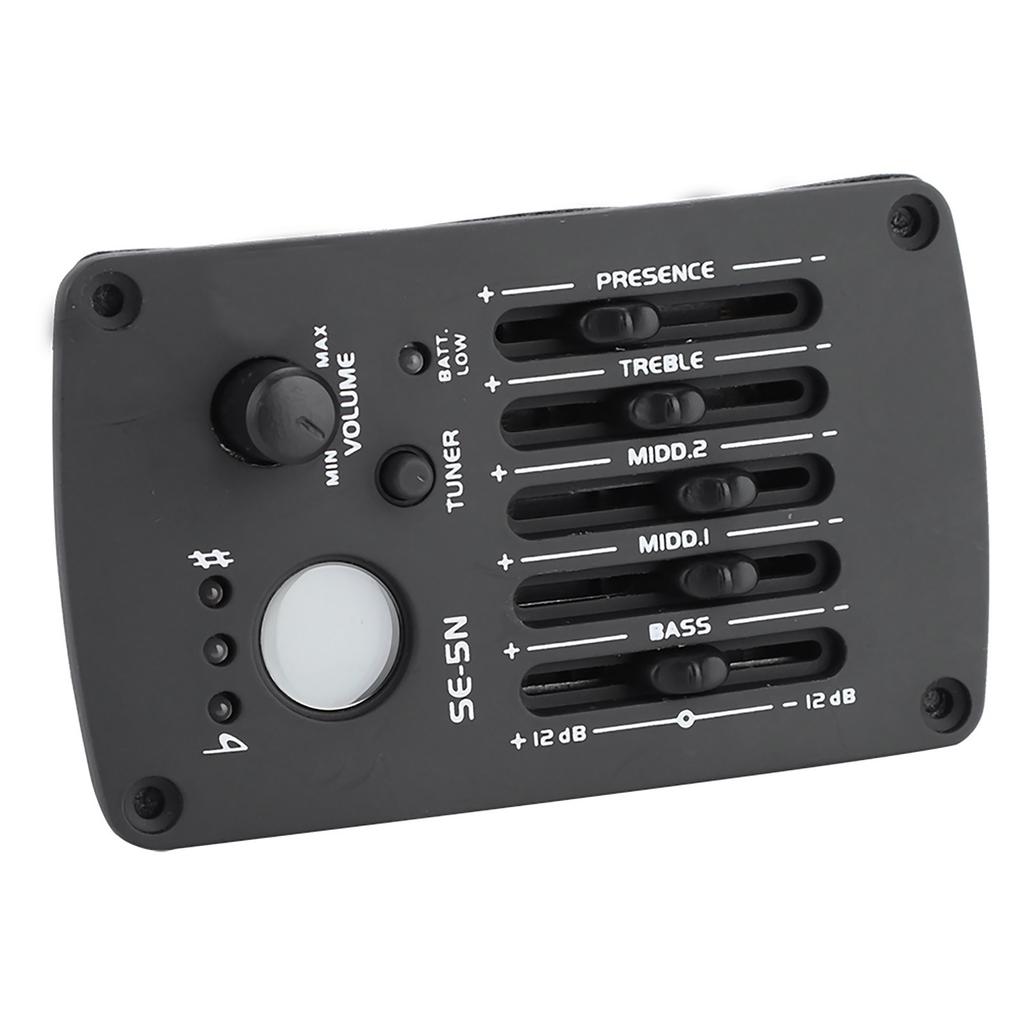 SE-5N 5-полосный эквалайзер, звукосниматель, тюнер для акустической гитары, набор аксессуаров для музыкального инструмента