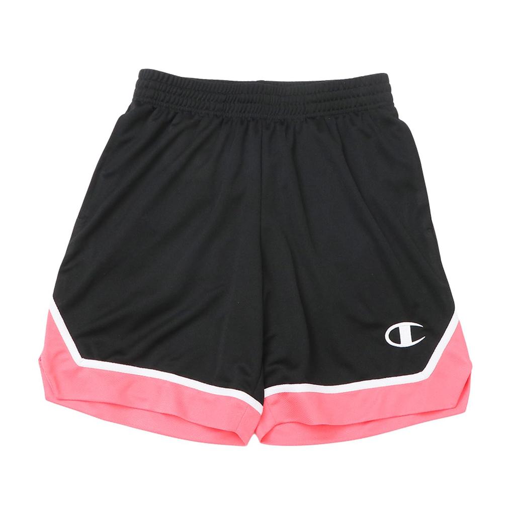 Shorts Quick Dry One Point Logo Shorts Basketball Black [Champion] CW-AB523 Women's