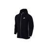 Logo Fleece-Lined Warm Casual Sport Hooded Jacket Men Jacket Black CV4586-010