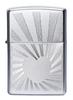 ZIPPO Lighter Heart Ray Design Silver 46480 [item]