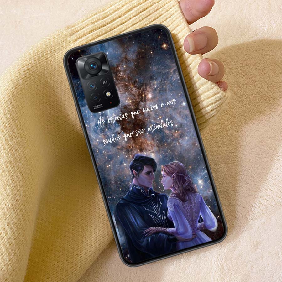 Чехол для телефона Sarah J Maas «Королевство шипов и роз» Для Redmi Note 13 14 15 Pro Plus 12 13C 12C 15C 9 10 10C 9T 9C 9A Мягкий чехол из ТПУ