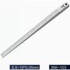 Hengliang Flatness Detection Plug Gauge Gap Detection Ruler Oblique Gap Ruler Wedge Plug Gauge Stainless Steel Vernier Calipers