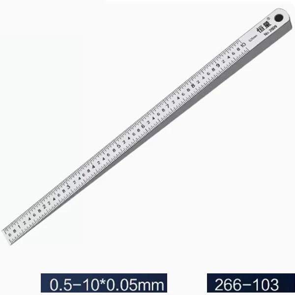 Hengliang Flatness Detection Plug Gauge Gap Detection Ruler Oblique Gap Ruler Wedge Plug Gauge Stainless Steel Vernier Calipers