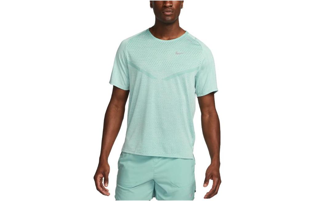 Nike T Shirts Men's Emerald Crew Neck Moderate Straight Fit DM4753-310
