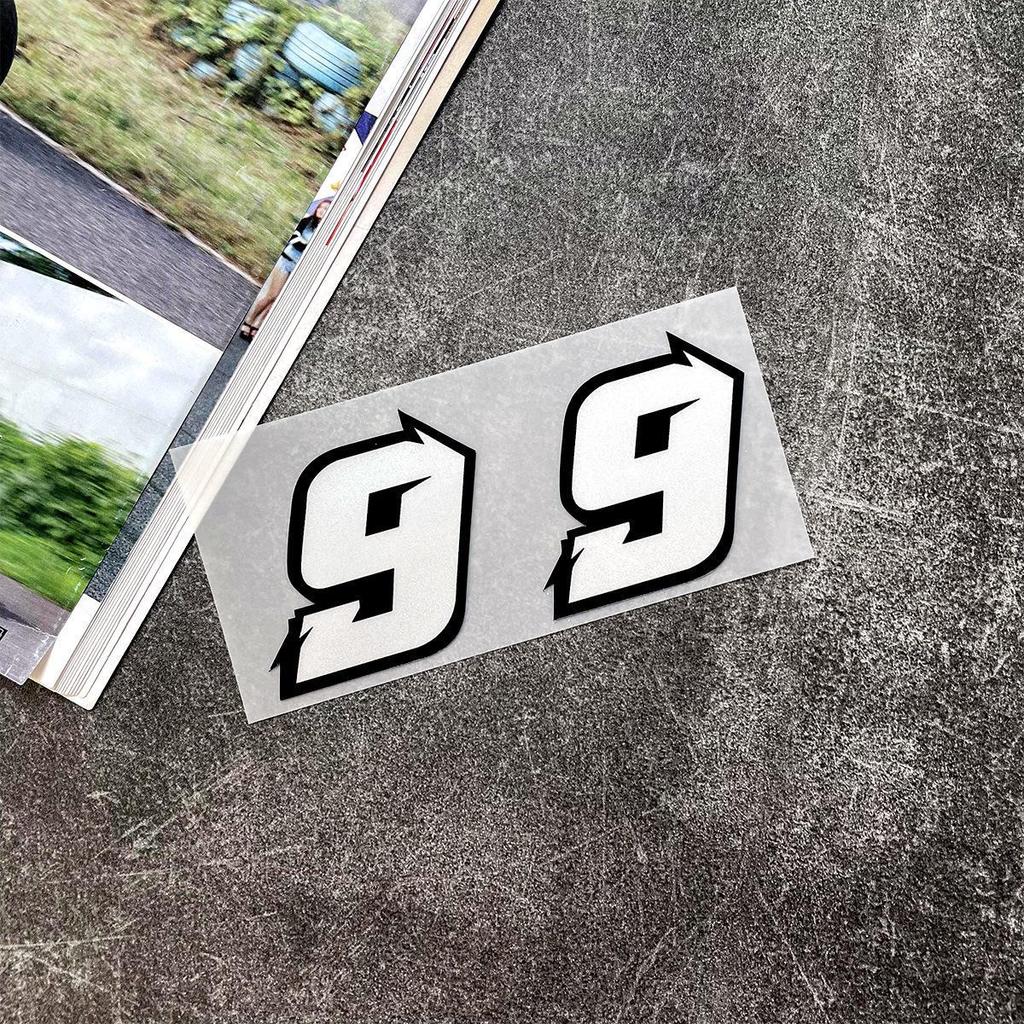 Белые светоотражающие наклейки JDM для автомобиля, водонепроницаемые декоративные чехлы для мотоциклов