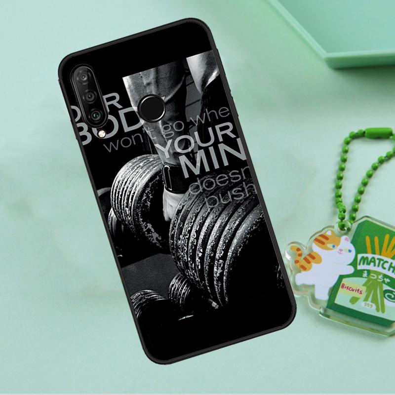 Фитнес для бодибилдинга в спортзале Для Huawei Nova 8i 11i 12i 12s 9 10 SE Y90 Y60 Y70 Y72 Y61 Y91 P20 P30 P40 Lite P60 Pro Чехол